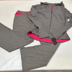 RYU ATHLETIC SET - grey/fuchsia
